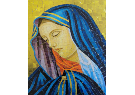 Mosaico Artistico – Madonna Dito in Veste Chiara