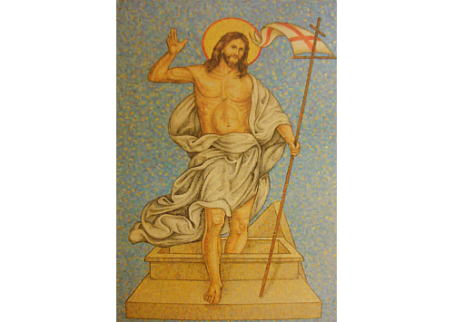 Mosaico Artistico – Cristo Risorto